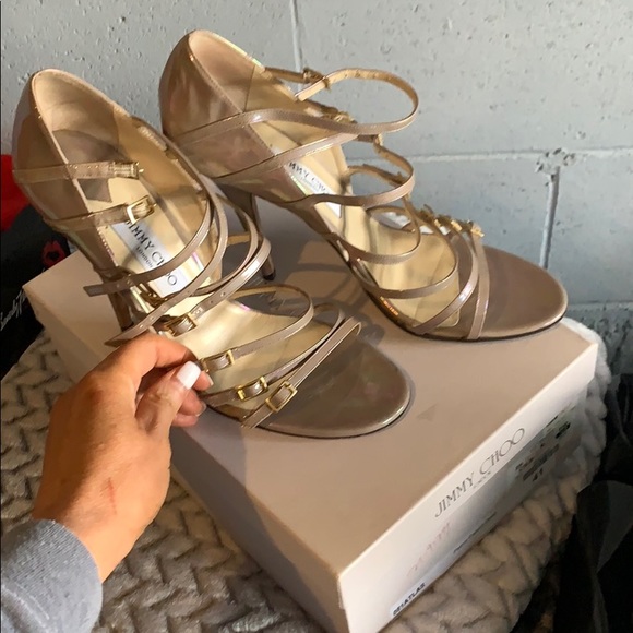 Jimmy Choo sandals size 41 small make - Picture 1 of 4